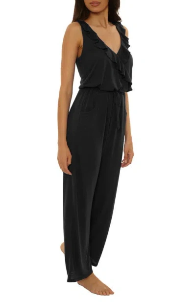 Becca Breezy Basic Cover-up Jumpsuit In Black