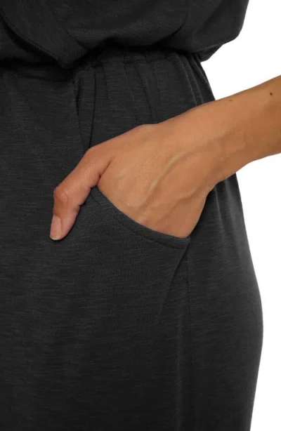 Becca Breezy Basic Cover-up Jumpsuit In Black