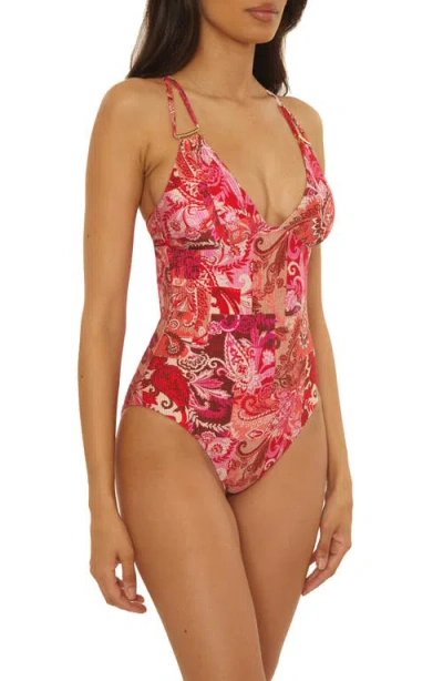 Becca Bali One-piece Swimsuit In Multi