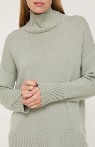 Lafayette 148 New York Mélange Cashmere Sweater In Gray