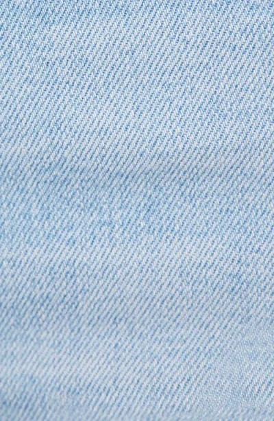 Mother The Hustler Roller Sneak High Waist Wide Leg Jeans In Blue