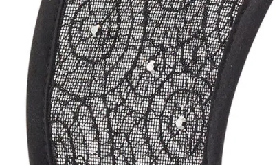 Lelet Ny Giselle Embellished Lace Headband In Black