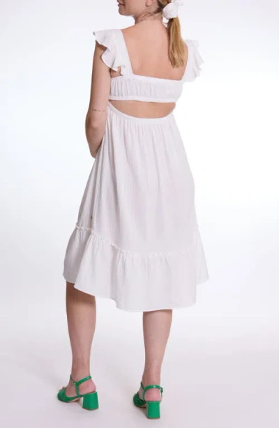 Cache Coeur Melody Maternity And Nursing Dress In White