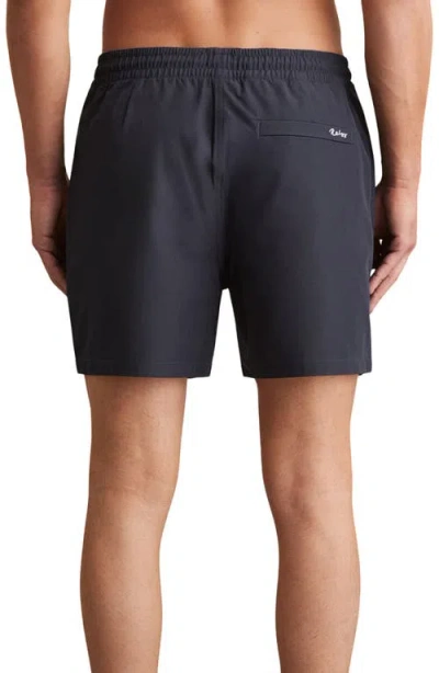 Reiss Cliff Water Resistant Swim Trunks In Blue
