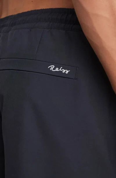 Reiss Cliff Water Resistant Swim Trunks In Blue