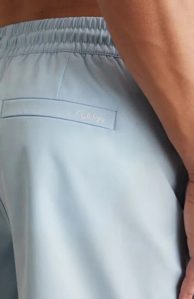 Reiss Cliff Water Resistant Swim Trunks In Blue