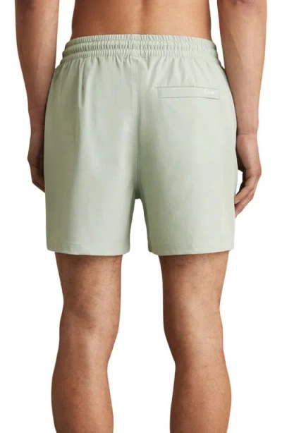 Reiss Cliff Water Resistant Swim Trunks In Green