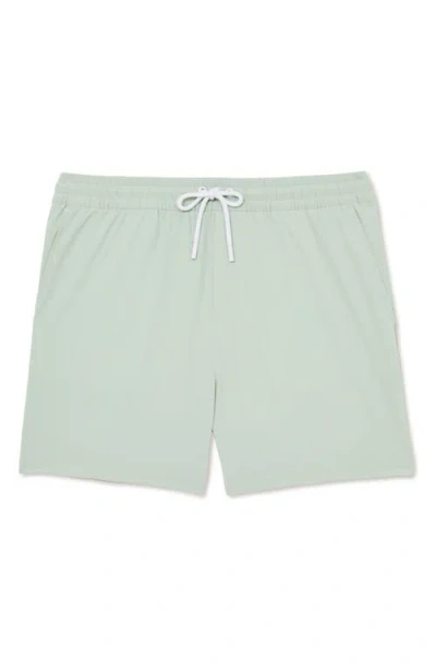 Reiss Cliff Water Resistant Swim Trunks In Green