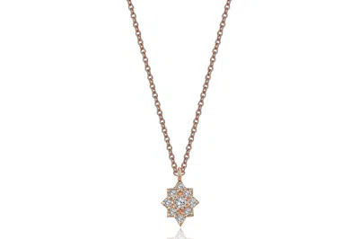 Reis Jewellery Women's Rose Gold Cemre Diamond Necklace In Gold