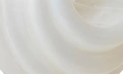 Lele Sadoughi Curved Canyon Hoop Earrings In White