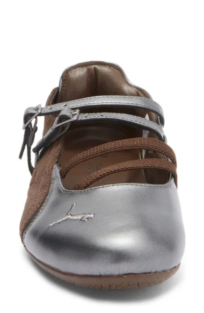 Puma Speedcat Ballet Lux Leather Sneakers In Brown