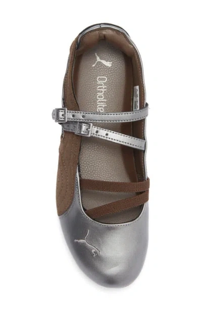 Puma Speedcat Ballet Lux Leather Sneakers In Brown