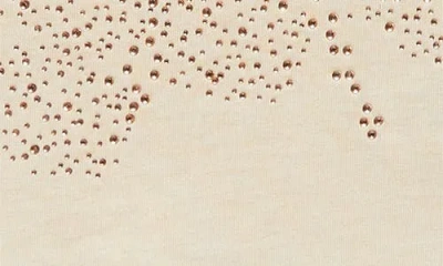 Diesel ® T-uncuties Rhinestone Embellished Graphic T-shirt In Brown