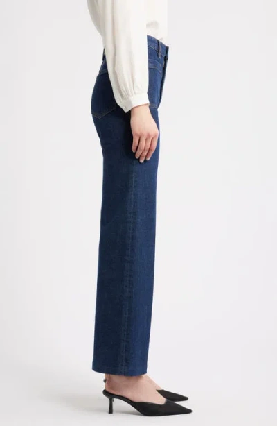 Frame The Refined Straight Leg Jeans In Blue