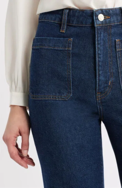 Frame The Refined Straight Leg Jeans In Blue