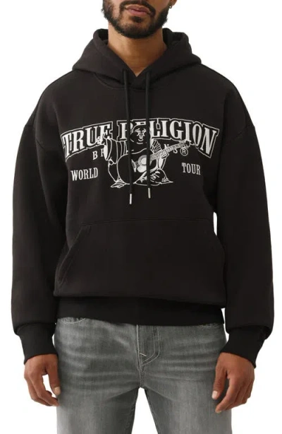 True Religion Number One Cotton Graphic T-shirt In Black