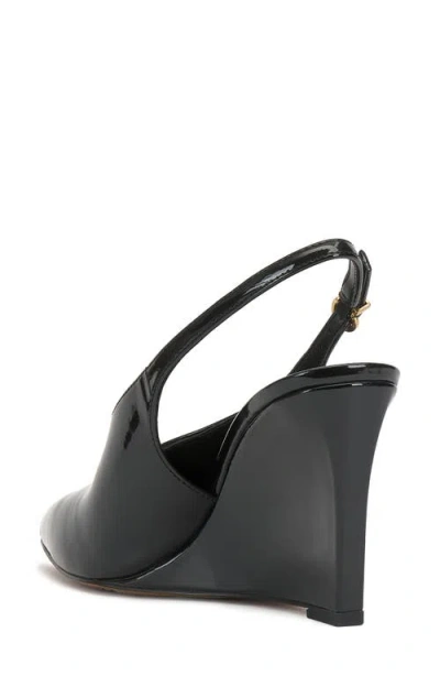 Vince Camuto Meristi Slingback Pointed Toe Wedge Pump In Multi