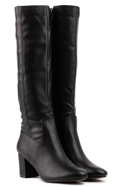 V.gan London Vegan Avocado Knee-high Boot In Black