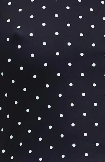 Lioness Glory Dot Long Sleeve Minidress In Blue