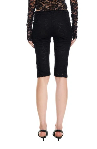 Lioness Babydoll Lace Capri Pants In Black