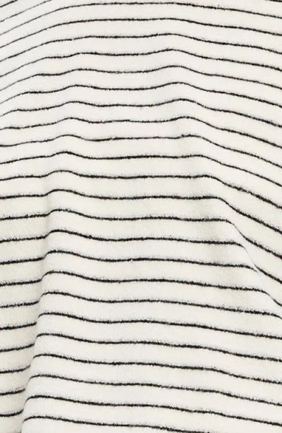 Lioness Bry Stripe Oversize Velour Top In Multi