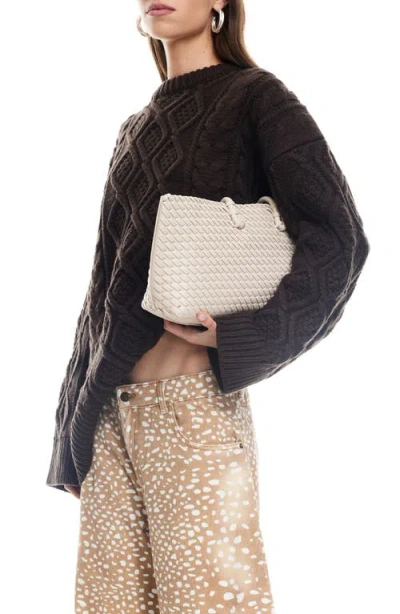 Lioness Gigi Oversize Cable Stitch Sweater In Black