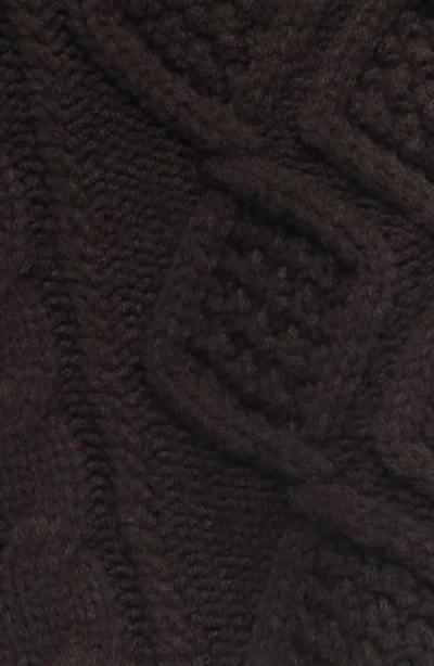 Lioness Gigi Oversize Cable Stitch Sweater In Black