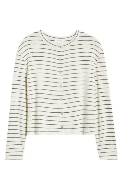 Rag & Bone /jean The Knit Stripe Boxy Cardigan In Multi