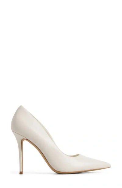 Aldo Stasya Pointed Toe Pump In White