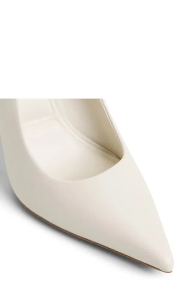 Aldo Stasya Pointed Toe Pump In White