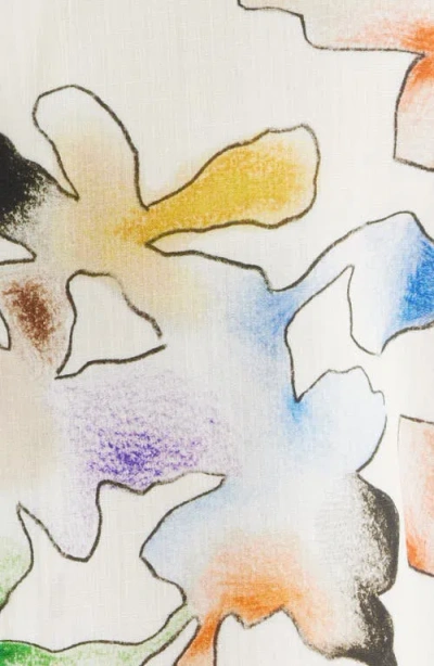 Ps By Paul Smith Ps Paul Smith Casual Fit Floral Short Sleeve Button-up Shirt In Multi