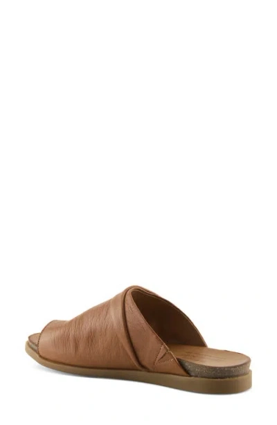 Spring Step Bates Slide Sandal In Brown