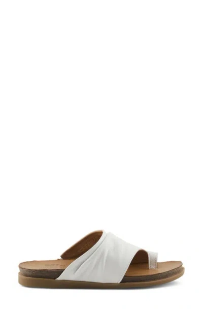 Spring Step Bates Slide Sandal In White
