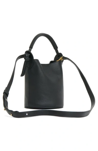 Mansur Gavriel Mini Mini Fortuna Bucket Bag In Black