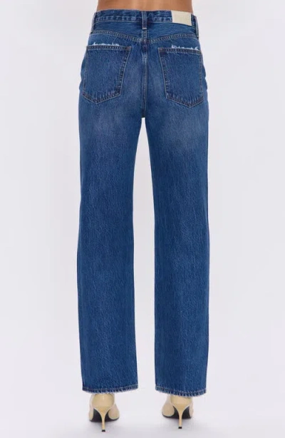 Pistola Cassie High Waist Straight Leg Jeans In Blue