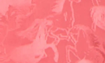 Zadig & Voltaire Ramasco Horse Pattern Jacquard Silk Minidress In Pink