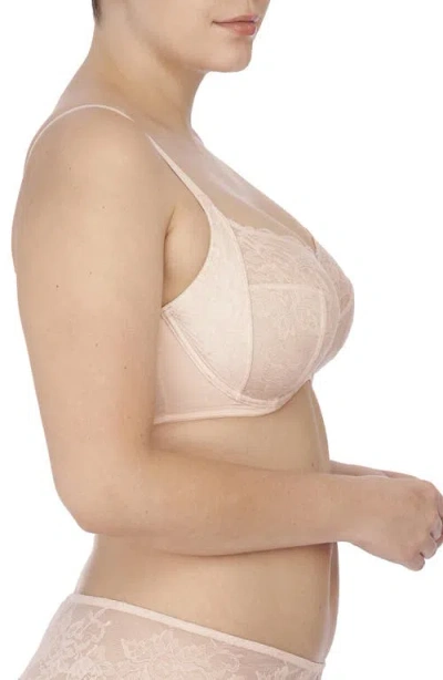 Natori Statement Lace Side Support Bra In White