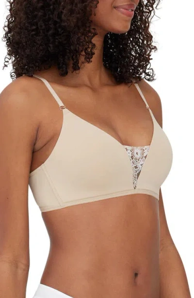 Skarlett Blue Entice Wireless Push-up Bra In Pink