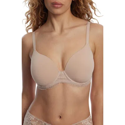 Skarlett Blue Minx Full Coverage Side Support T-shirt Bra In Brown