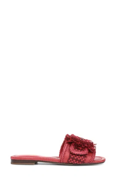 Sam Edelman Bambi Playa Slide Sandal In Red