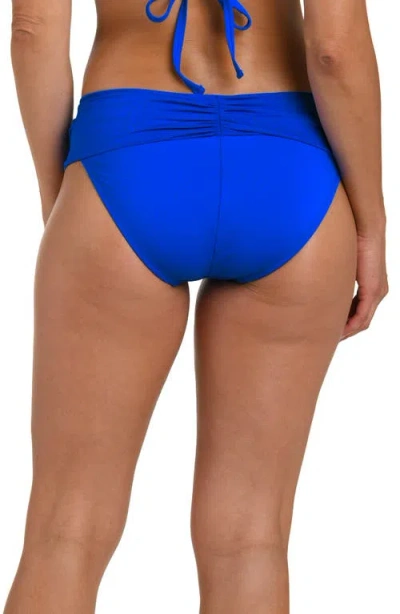 La Blanca Island Goddess Hipster Bikini Bottoms In Blue