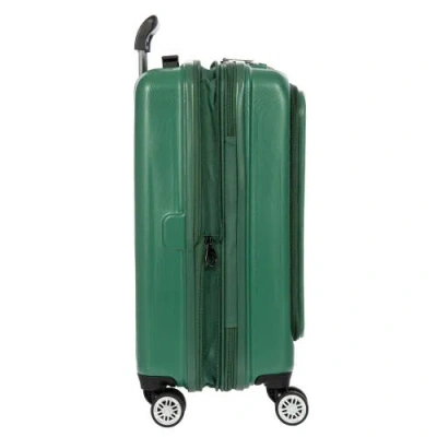 Bric's Cervia 21" Spinner Carry-on With Front Pocket In Green