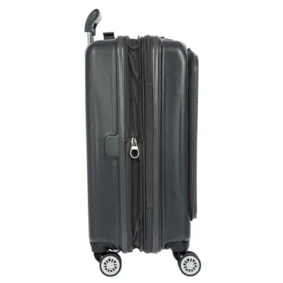 Bric's Cervia 21" Spinner Carry-on With Front Pocket In Black