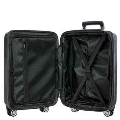 Bric's Cervia 21" Spinner Carry-on With Front Pocket In Black