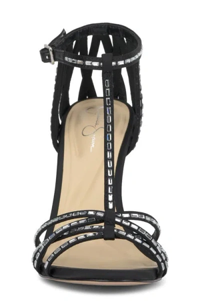 Jessica Simpson Jivira Ankle Strap Sandal In Black