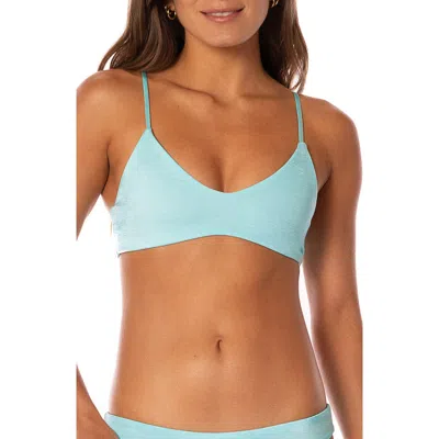 Maaji Blue Heaven Liberties Reversible Bikini Top In Blue