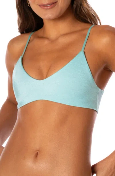 Maaji Blue Heaven Liberties Reversible Bikini Top In Blue