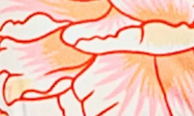 Maaji Japanese Summer Balmy Reversible Bikini Top In Orange