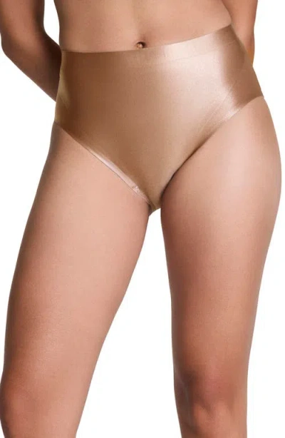Spanx ® Shape™ Luxeshine Briefs In Gold