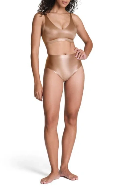 Spanx ® Shape™ Luxeshine Briefs In Gold